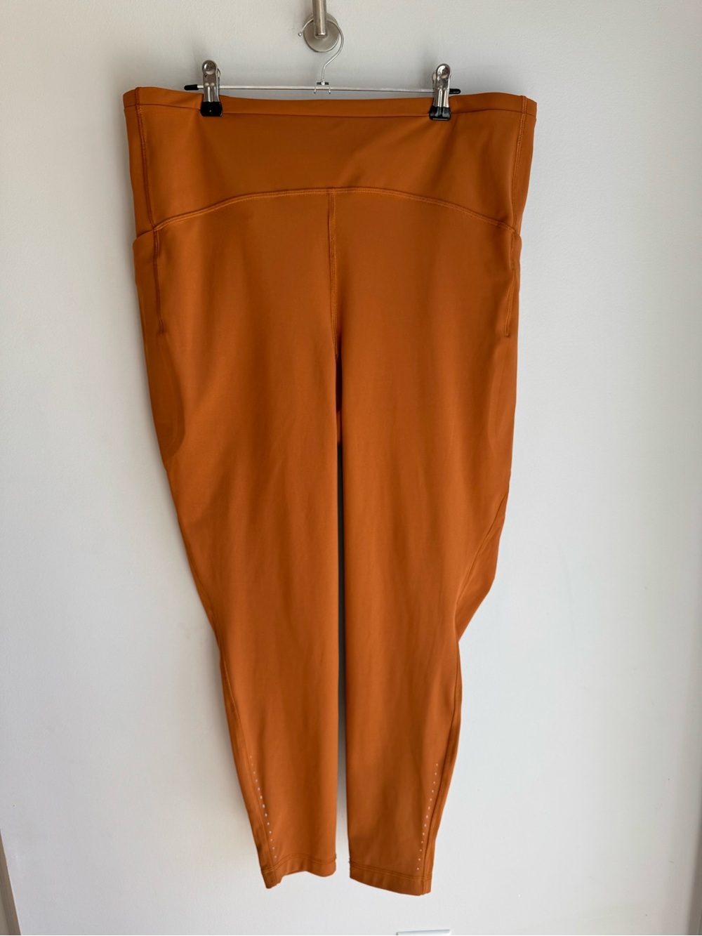 Lululemon Swift Speed High Rise Tight 28" Sz 18 POCKETS! Mustard Brown W5EI1S